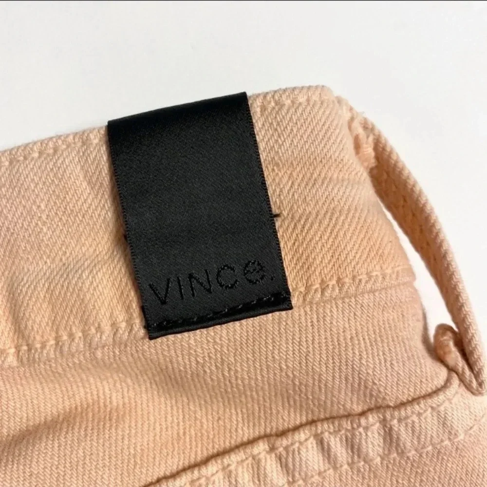 VINCE Dylan Ankle Skinny Jeans Coral Peach Coastal Stretch Casual Chic Size 25 - Picture 6 of 10